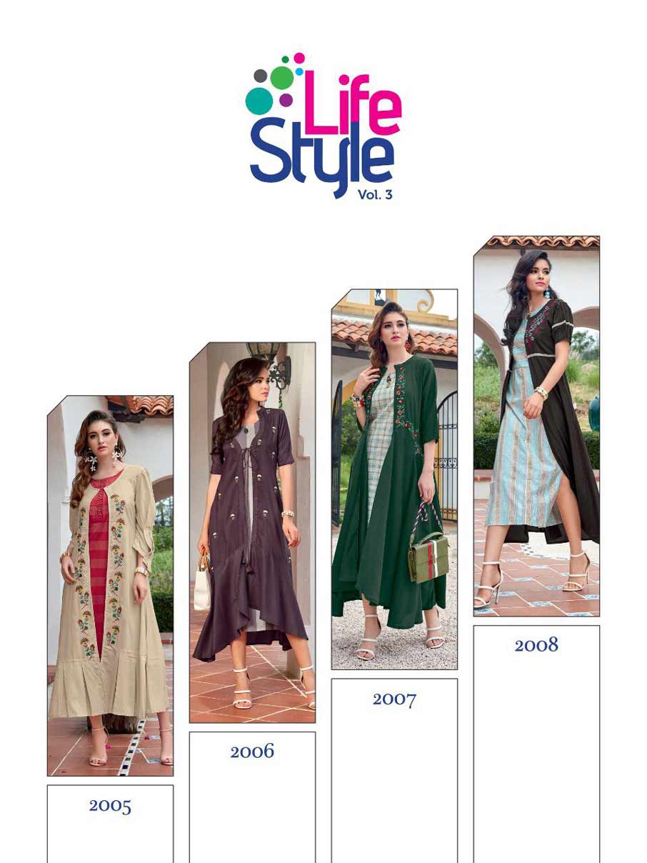 Ladies Flavour Life Style Vol-3 Cotton Kurti Catalog Ladies Flavour Life Style Vol-3 Cotton Kurti Catalog